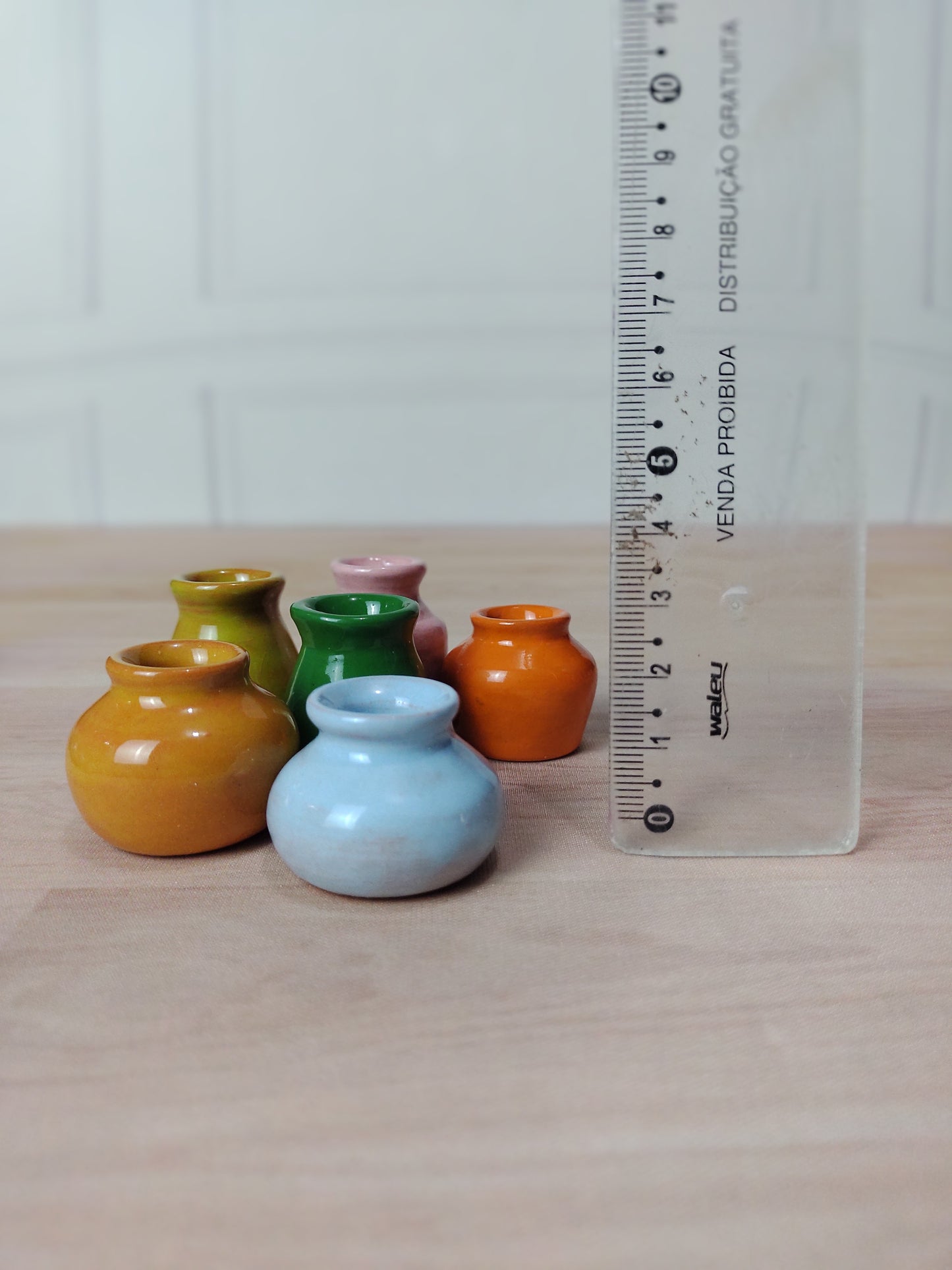 Vasinhos em miniatura de cerâmica - Encomenda | Temolda