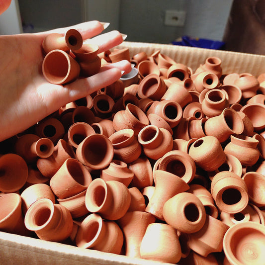 Miniaturas de vasinhos de barro 50 unidades | Temolda