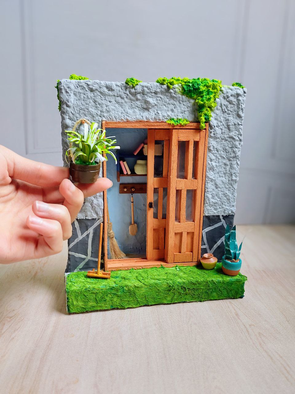 Porta chaves Mini portinha - Réplica da sua porta de entrada | Clareira Coisa Feita