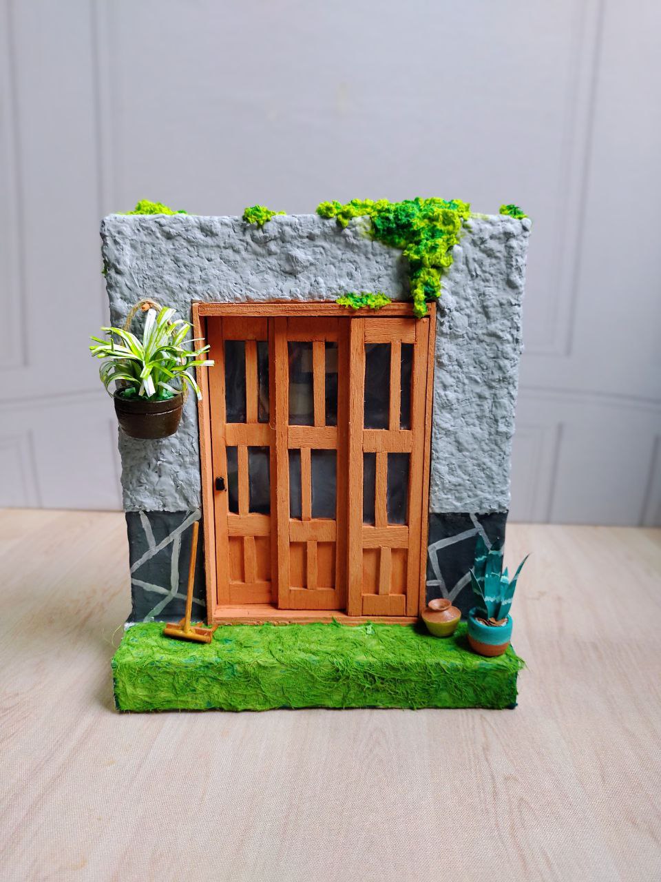 Porta chaves Mini portinha - Réplica da sua porta de entrada | Clareira Coisa Feita