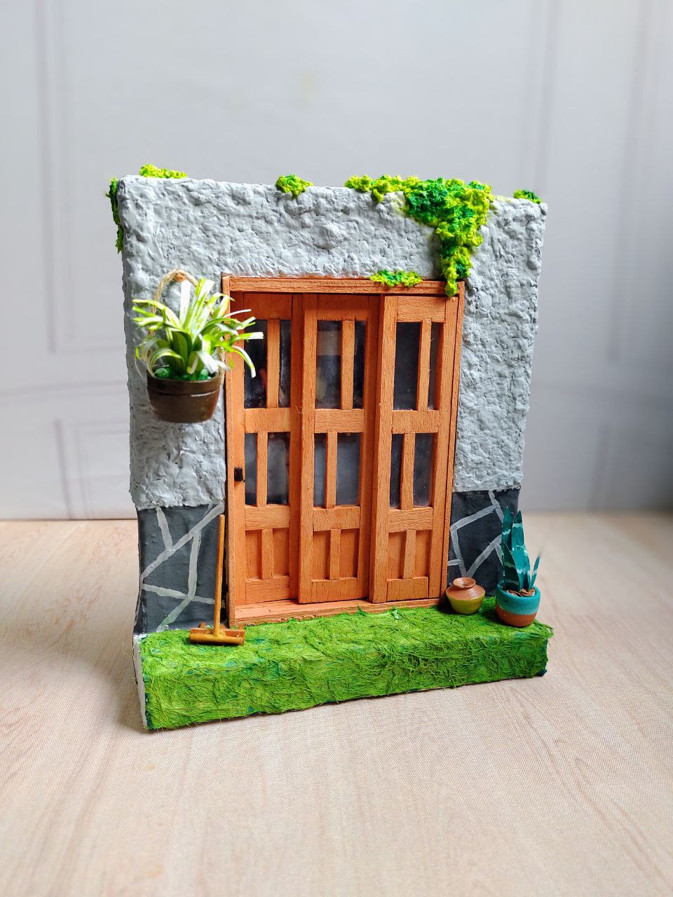 Porta chaves Mini portinha - Réplica da sua porta de entrada | Clareira Coisa Feita