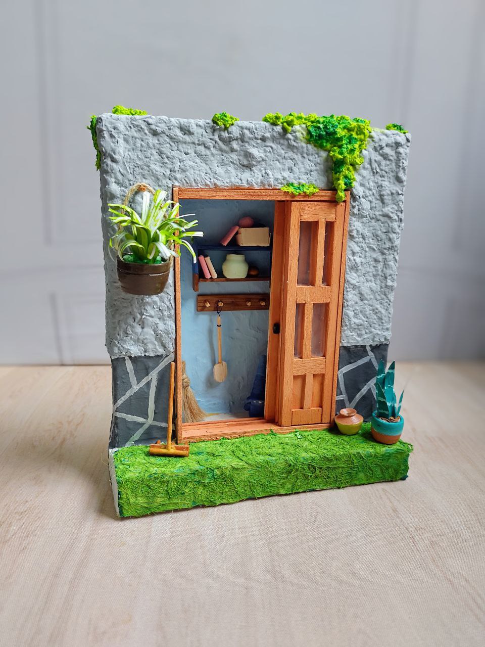 Porta chaves Mini portinha - Réplica da sua porta de entrada | Clareira Coisa Feita