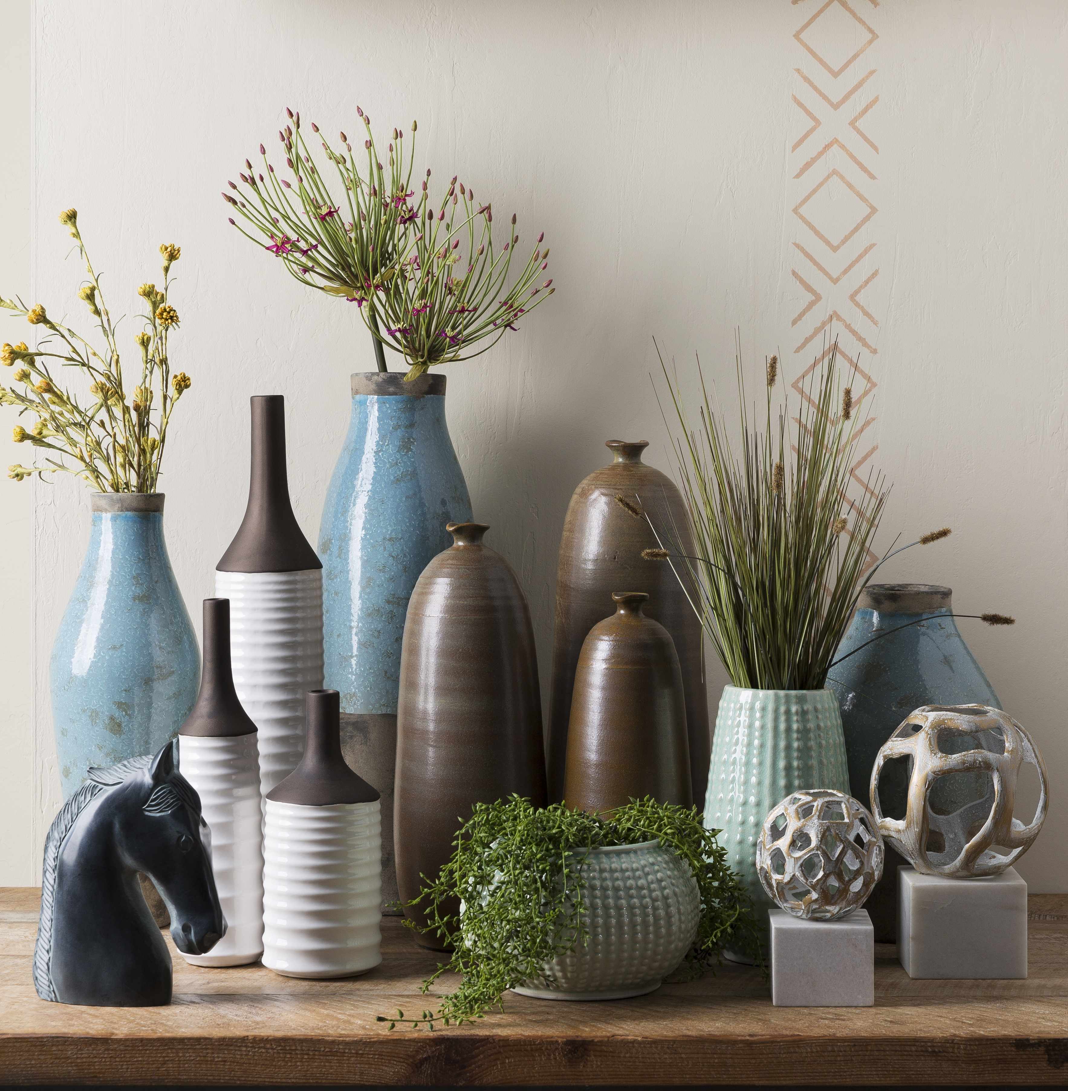 Vaso de cerâmica Avigliana Sage - Boutique Rugs
