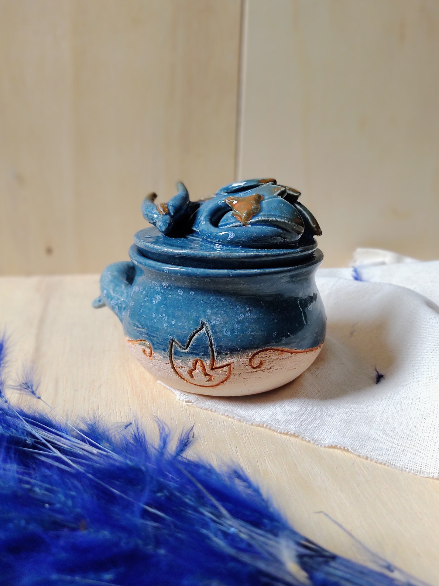 Pote especial Temolda Dragão dorminhoco - Fogo | Temolda