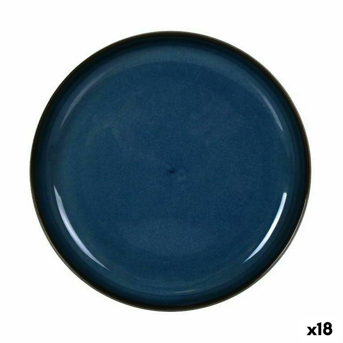 Bandeja para lanches La Mediterránea Chester Azul Circular 19,6 x 2,2 cm (18 Unidades)