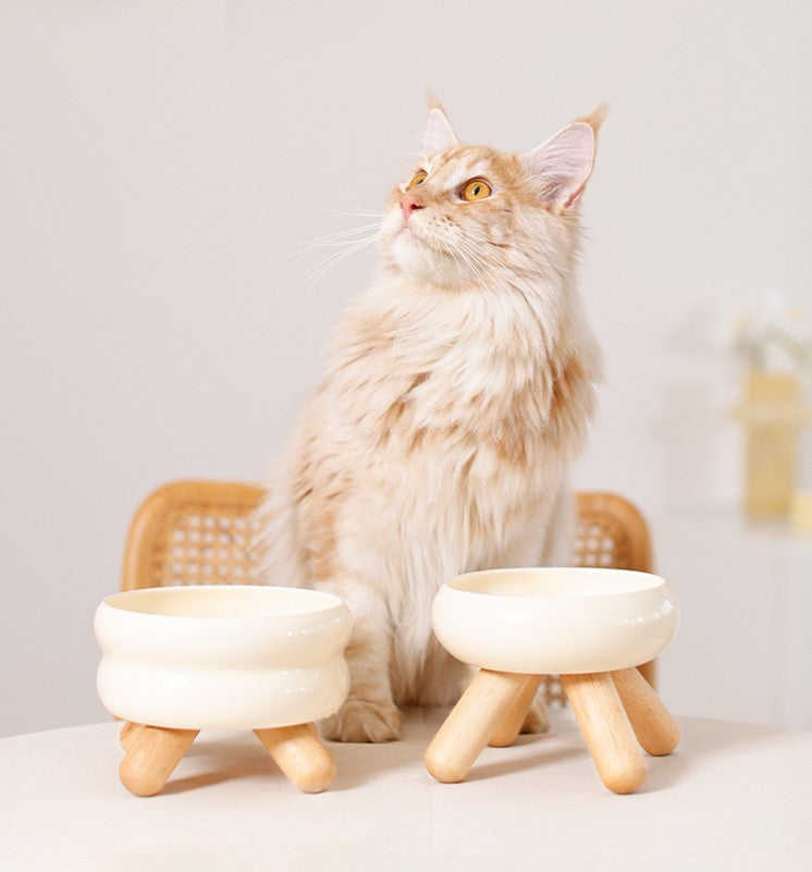 Tigela de água de cerâmica para pets - Meoof