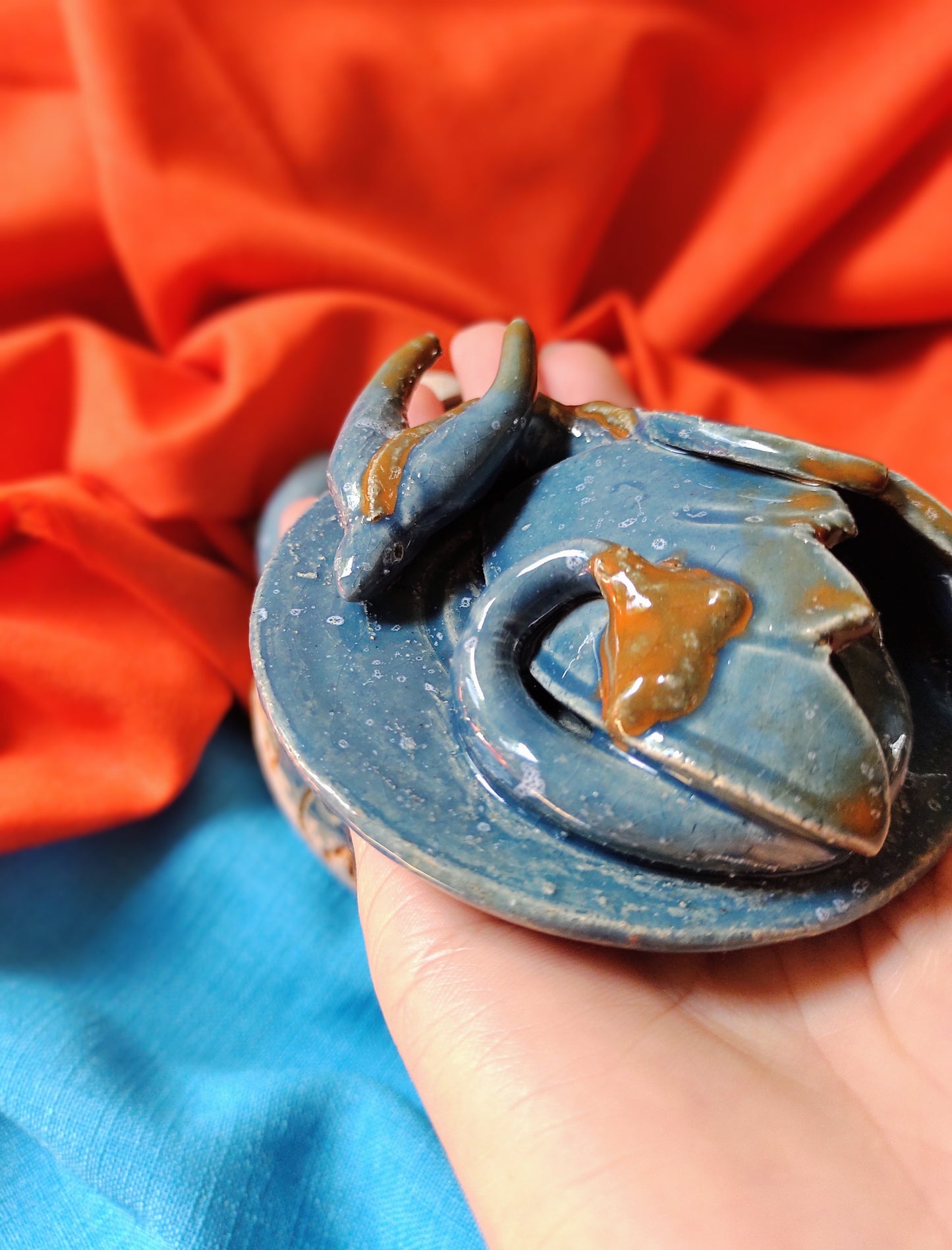 Pote especial Temolda Dragão dorminhoco - Fogo | Temolda