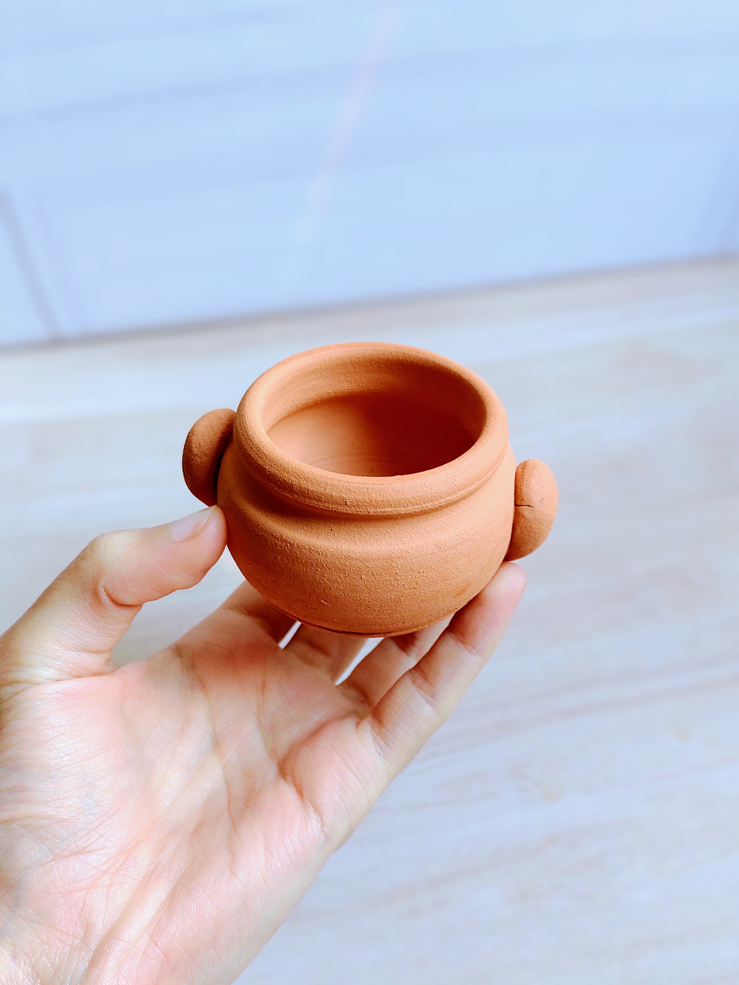Mini potinho caldeirão de bruxa - cerâmica biscoitada (Encomenda) | Clareira Coisa Feita